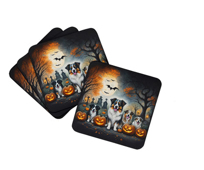 Spooky Halloween Foam Coasters - Size: 3.5 | Pack Of: 1 | Collection name: Spooky halloween