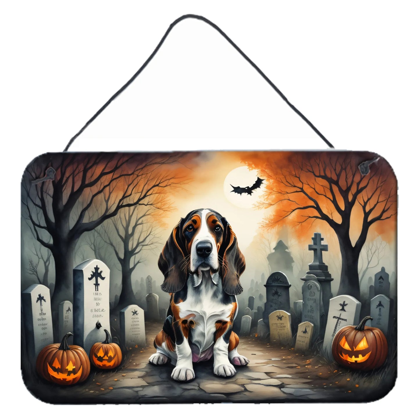 Spooky Halloween Wall or Door Hanging Prints - Size: 8HX12W | Pack Of: 1 | Collection name: Spooky halloween