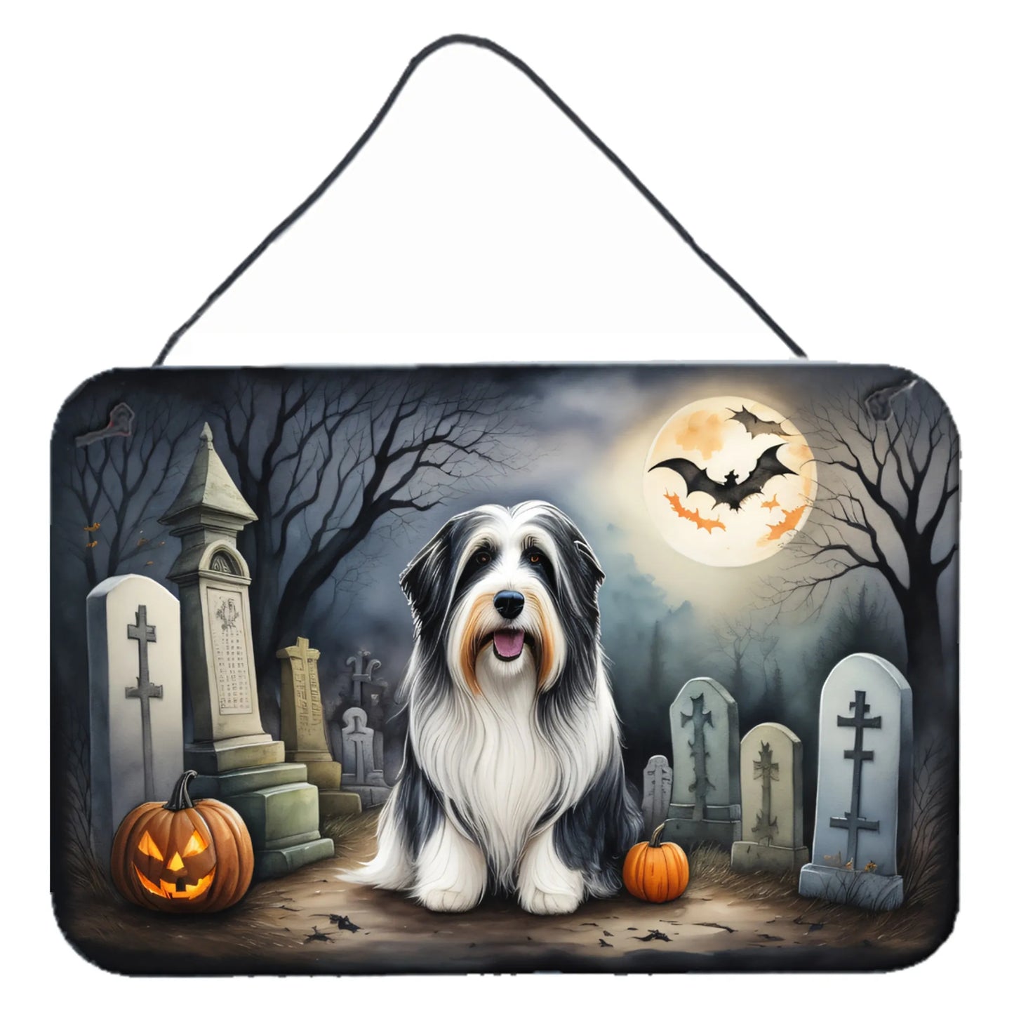 Spooky Halloween Wall or Door Hanging Prints - Size: 8HX12W | Pack Of: 1 | Collection name: Spooky halloween