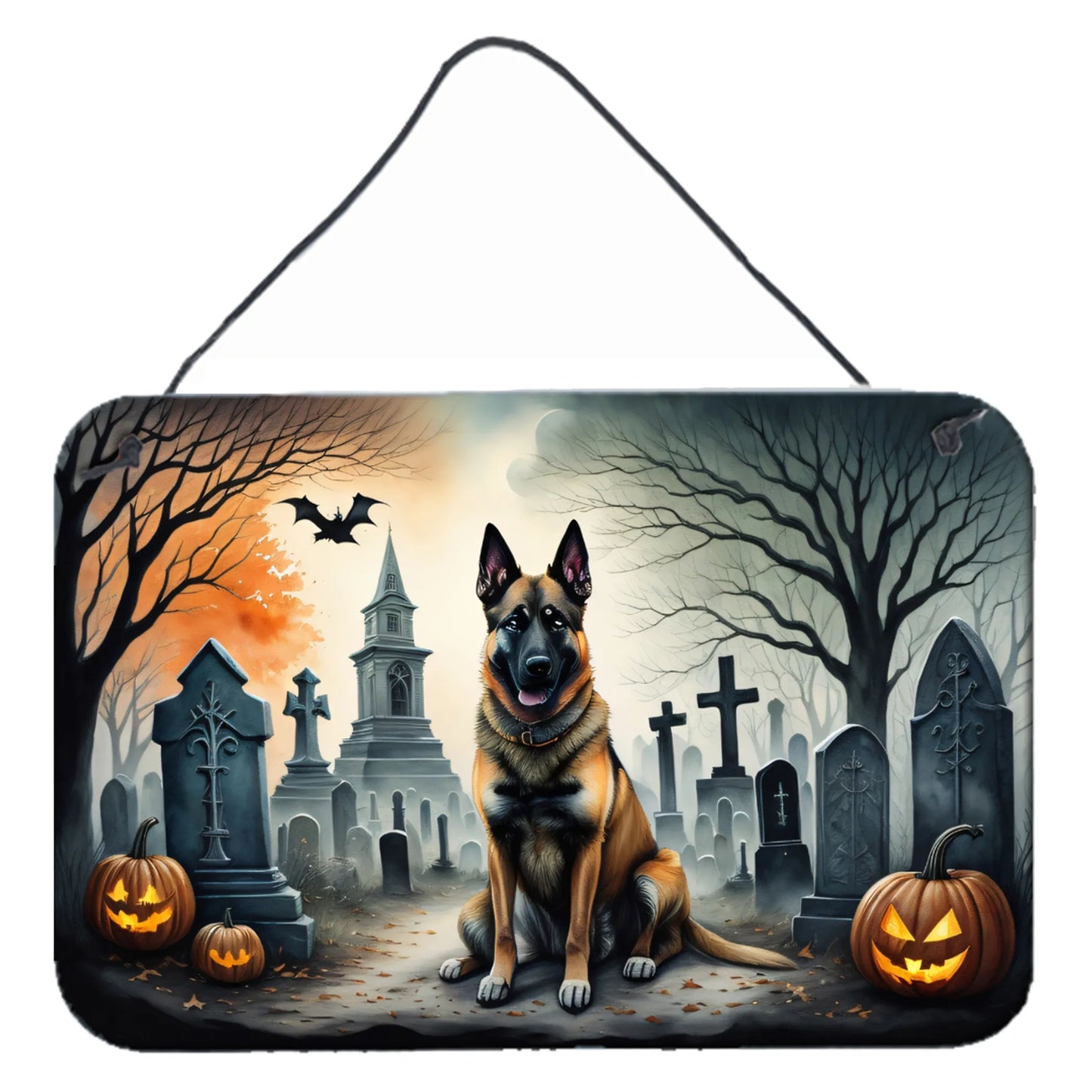 Spooky Halloween Wall or Door Hanging Prints - Size: 8HX12W | Pack Of: 1 | Collection name: Spooky halloween
