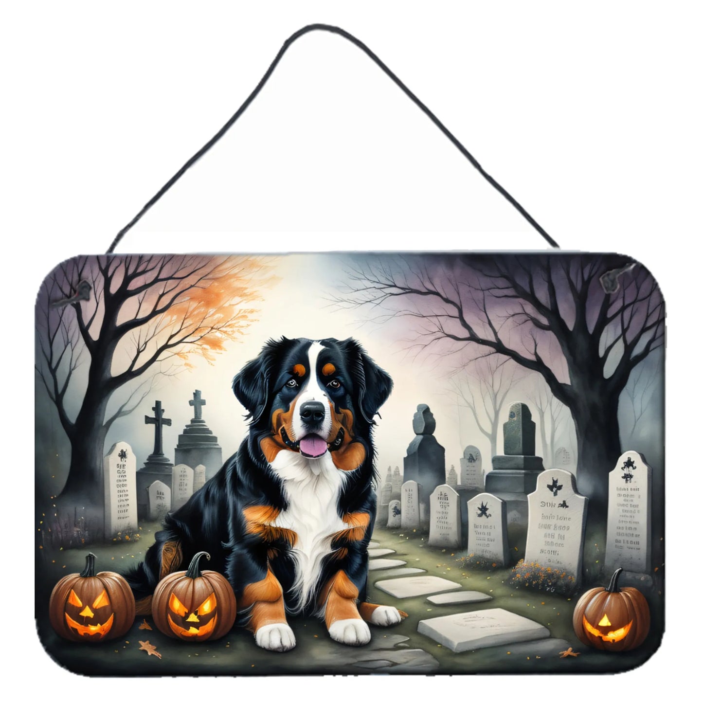 Spooky Halloween Wall or Door Hanging Prints - Size: 8HX12W | Pack Of: 1 | Collection name: Spooky halloween