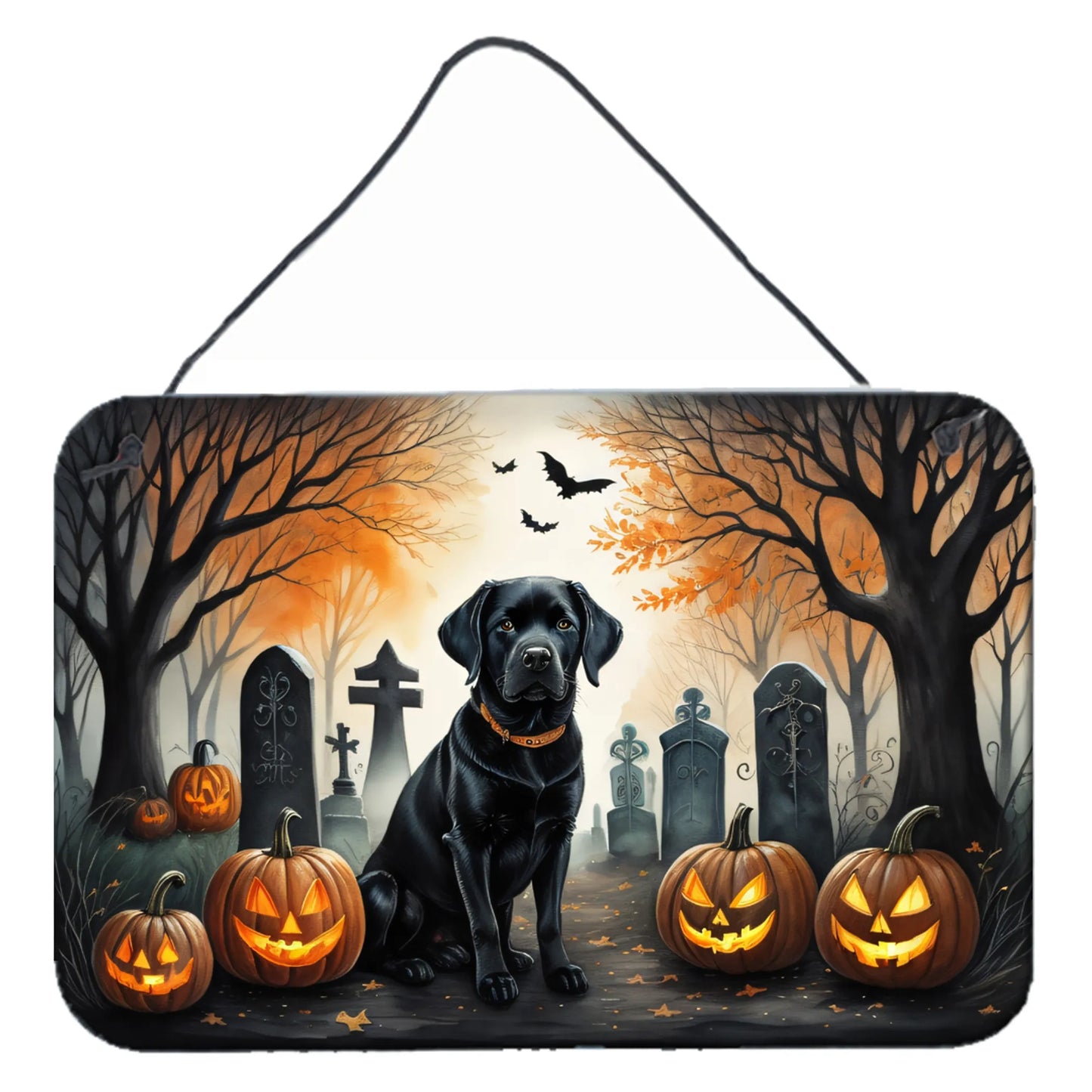 Spooky Halloween Wall or Door Hanging Prints - Size: 8HX12W | Pack Of: 1 | Collection name: Spooky halloween