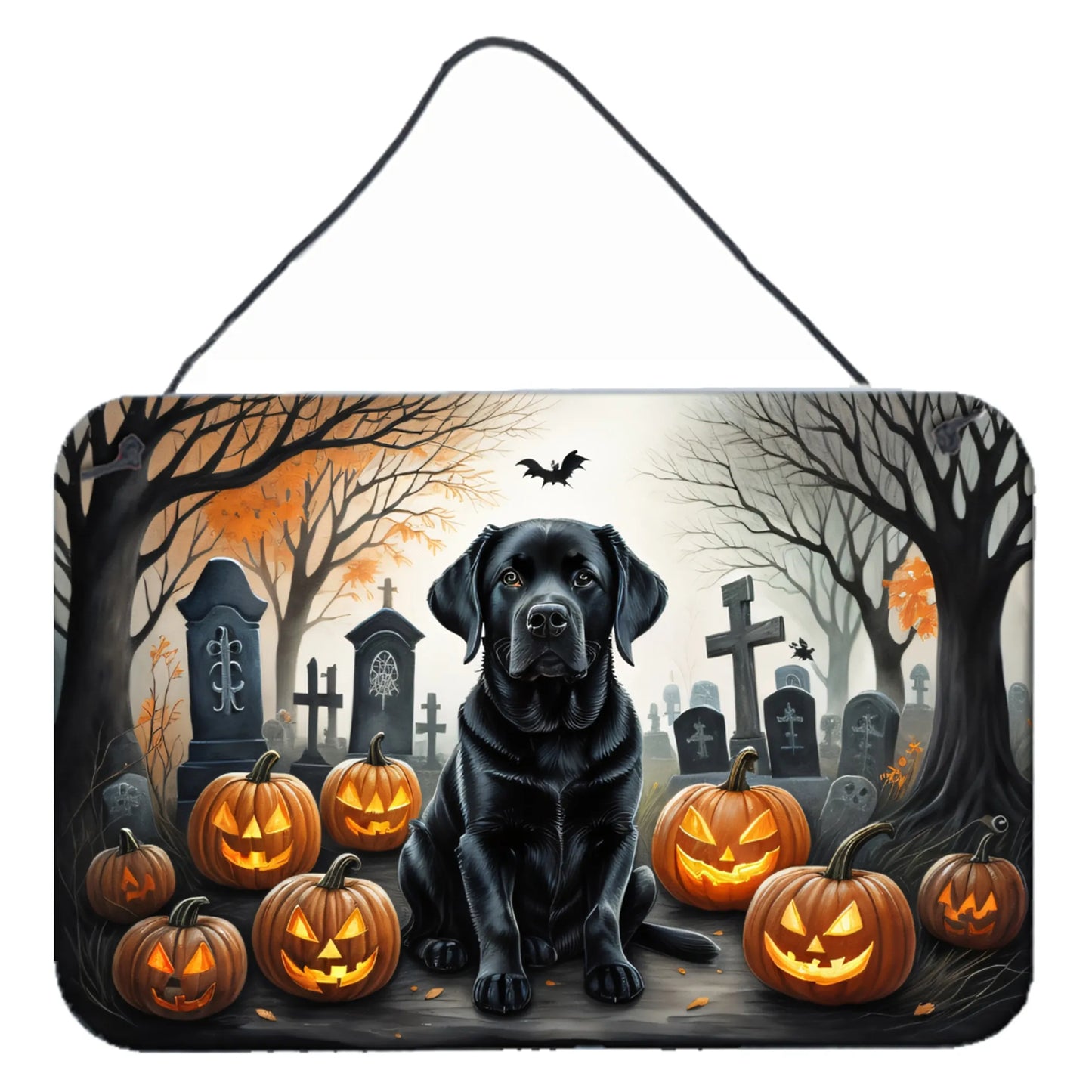 Spooky Halloween Wall or Door Hanging Prints - Size: 8HX12W | Pack Of: 1 | Collection name: Spooky halloween