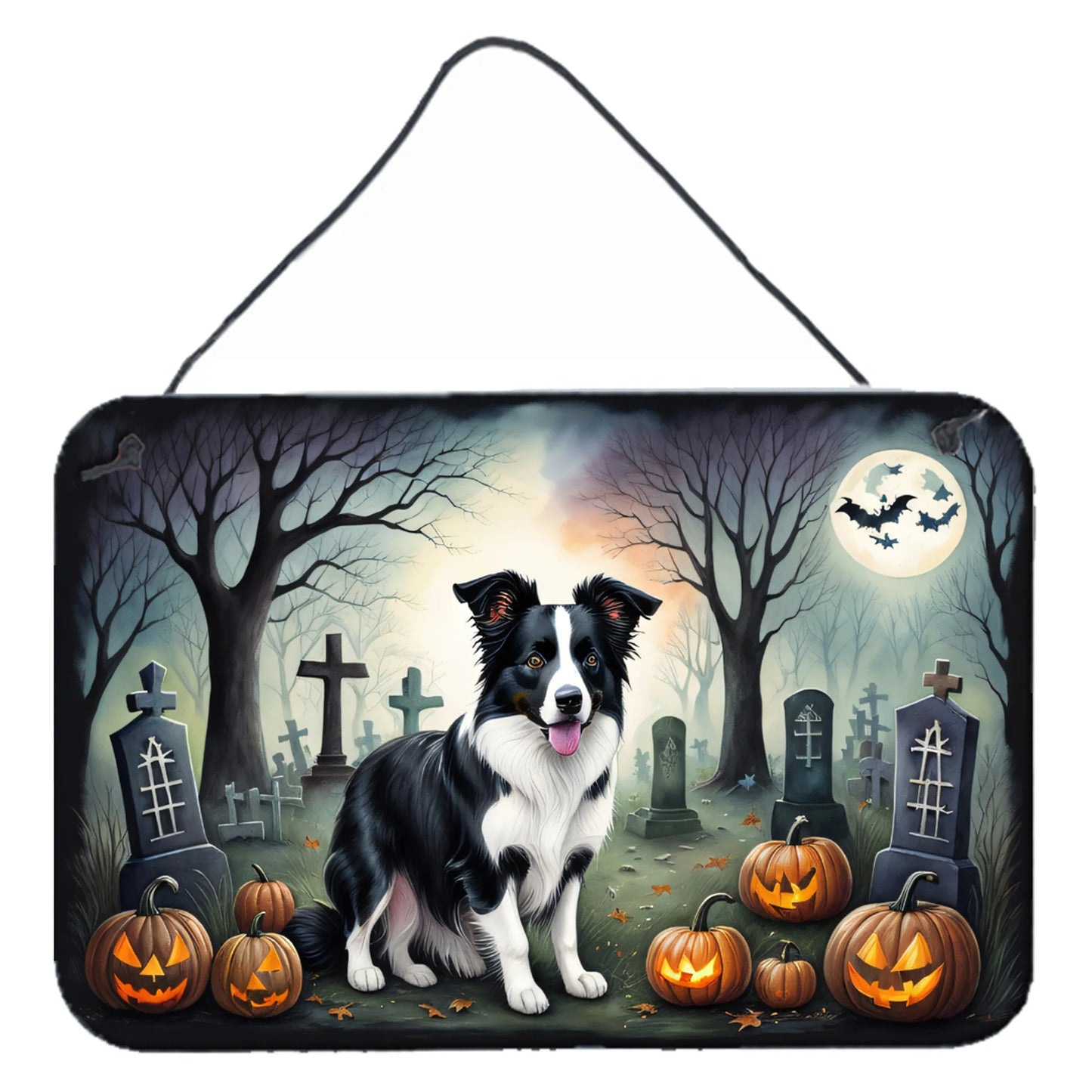 Spooky Halloween Wall or Door Hanging Prints - Size: 8HX12W | Pack Of: 1 | Collection name: Spooky halloween