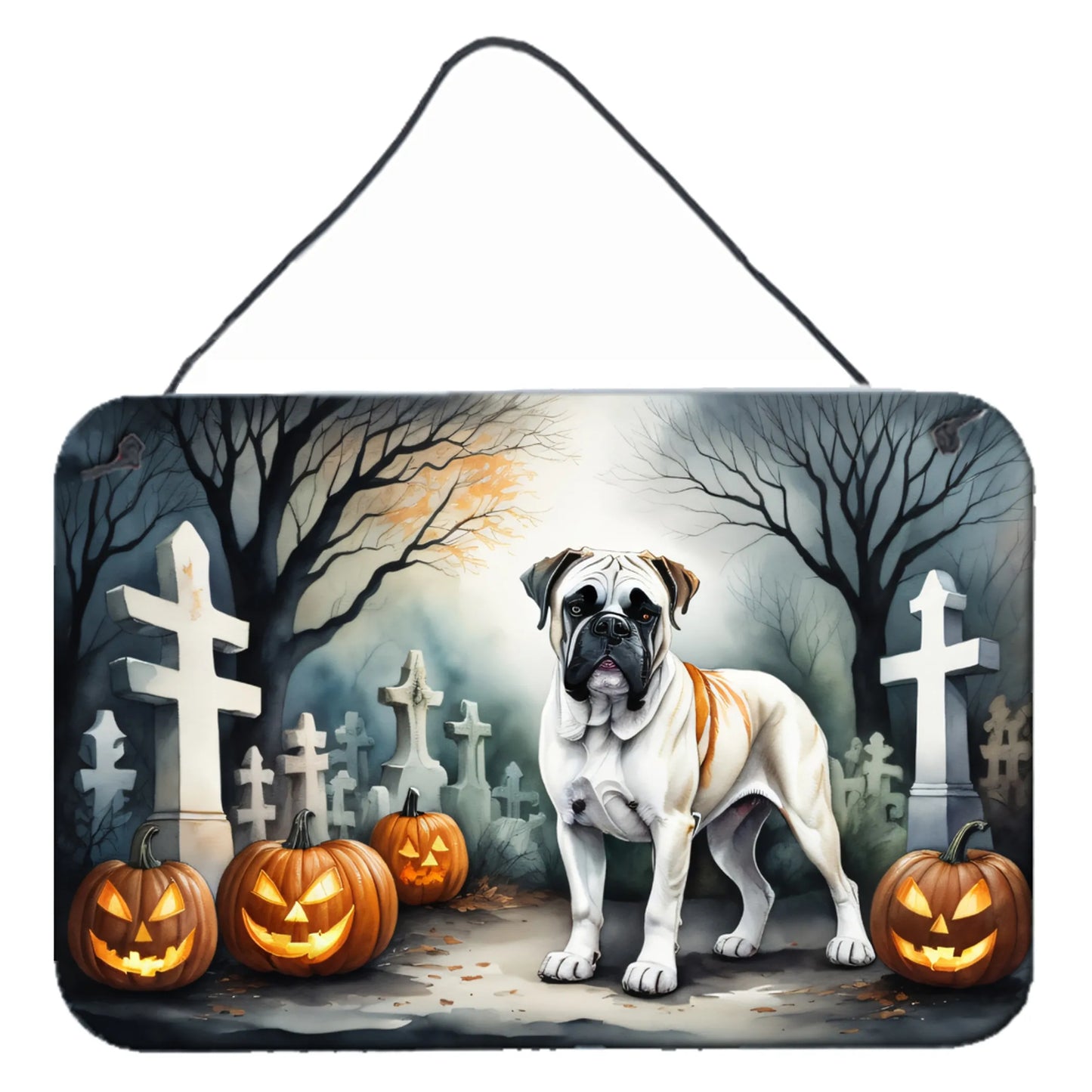 Spooky Halloween Wall or Door Hanging Prints - Size: 8HX12W | Pack Of: 1 | Collection name: Spooky halloween