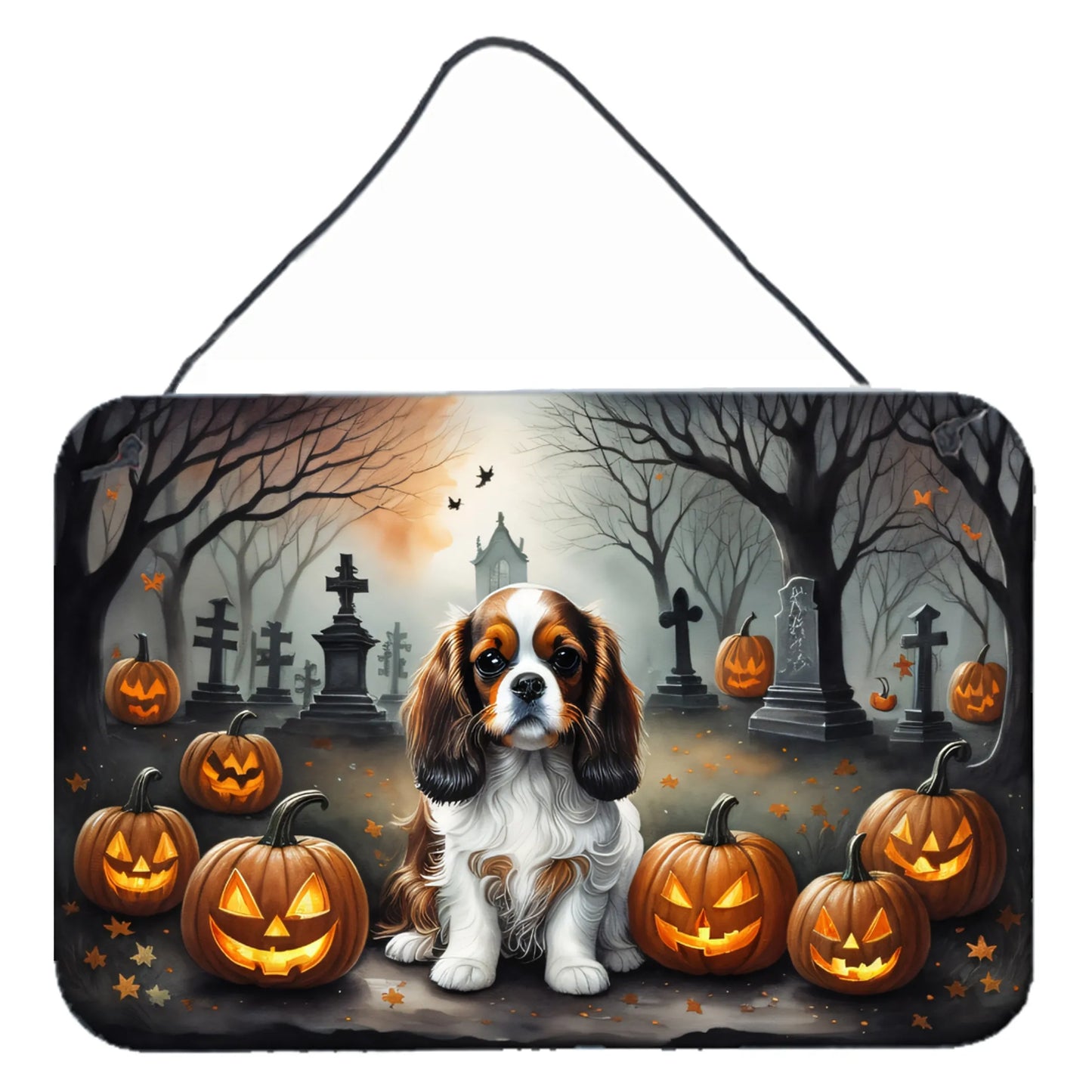 Spooky Halloween Wall or Door Hanging Prints - Size: 8HX12W | Pack Of: 1 | Collection name: Spooky halloween