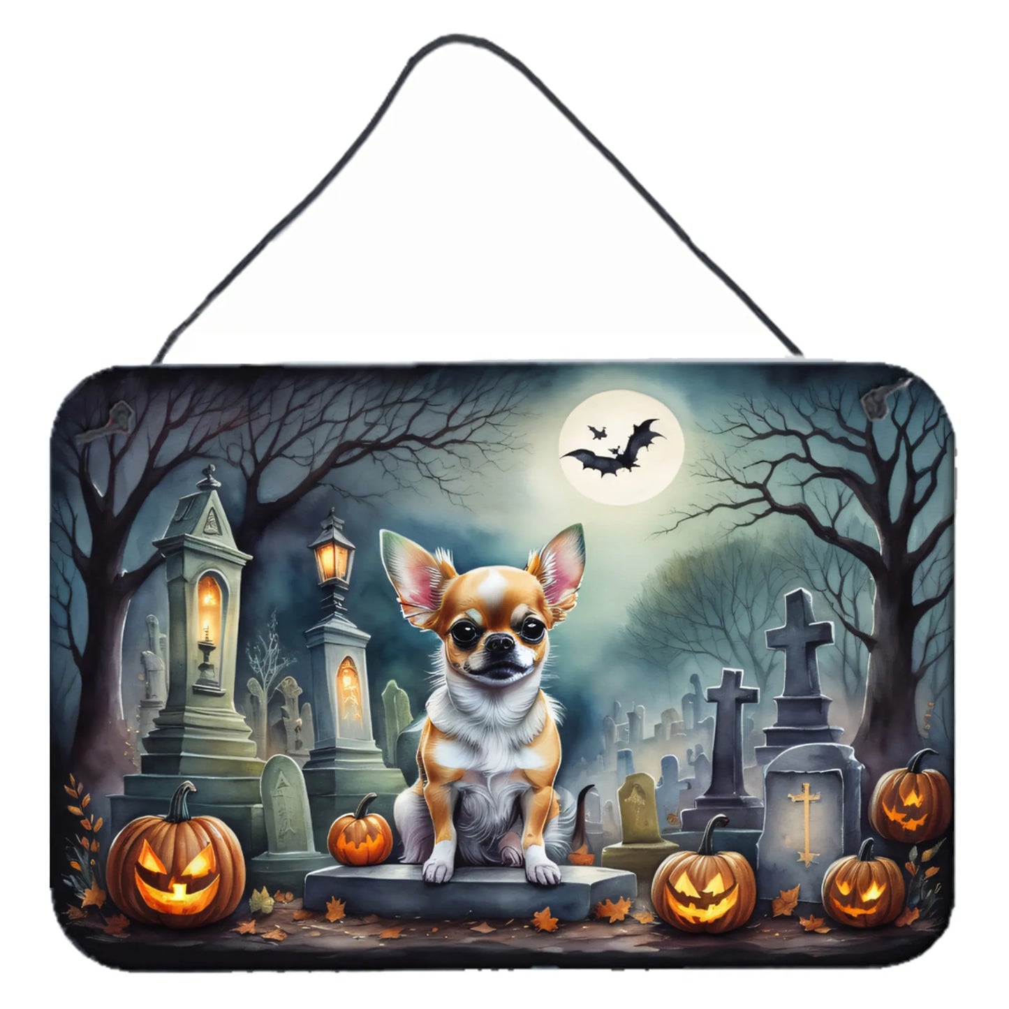 Spooky Halloween Wall or Door Hanging Prints - Size: 8HX12W | Pack Of: 1 | Collection name: Spooky halloween