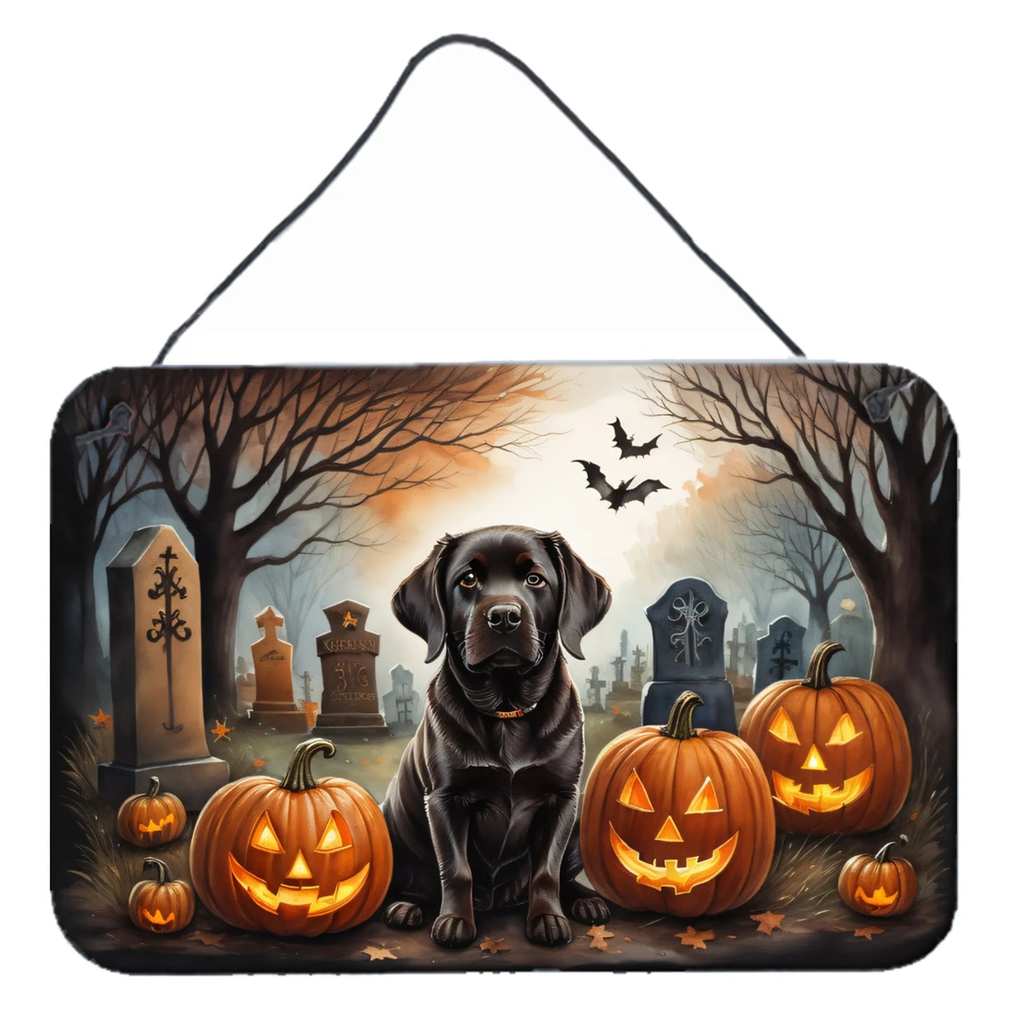 Spooky Halloween Wall or Door Hanging Prints - Size: 8HX12W | Pack Of: 1 | Collection name: Spooky halloween