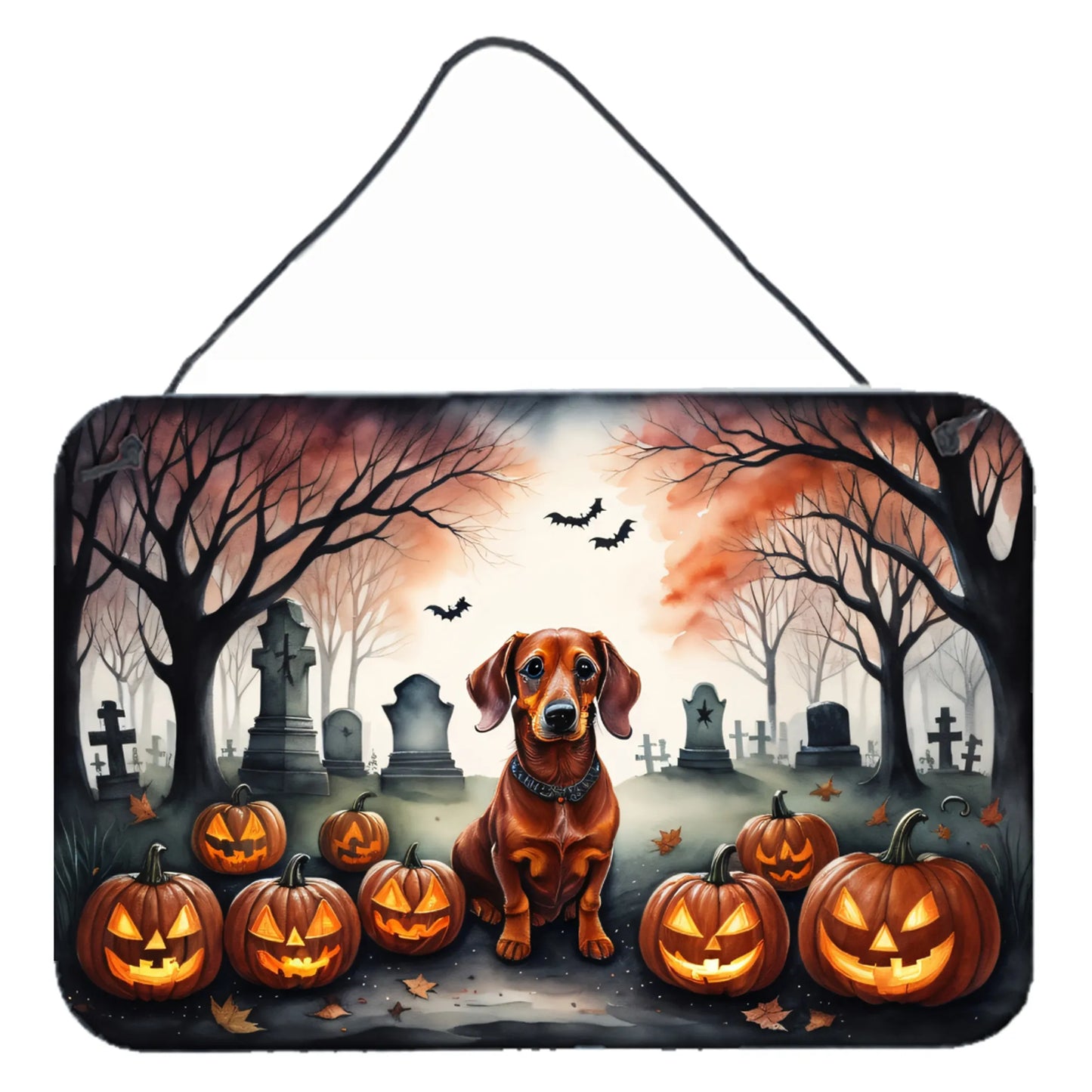Spooky Halloween Wall or Door Hanging Prints - Size: 8HX12W | Pack Of: 1 | Collection name: Spooky halloween