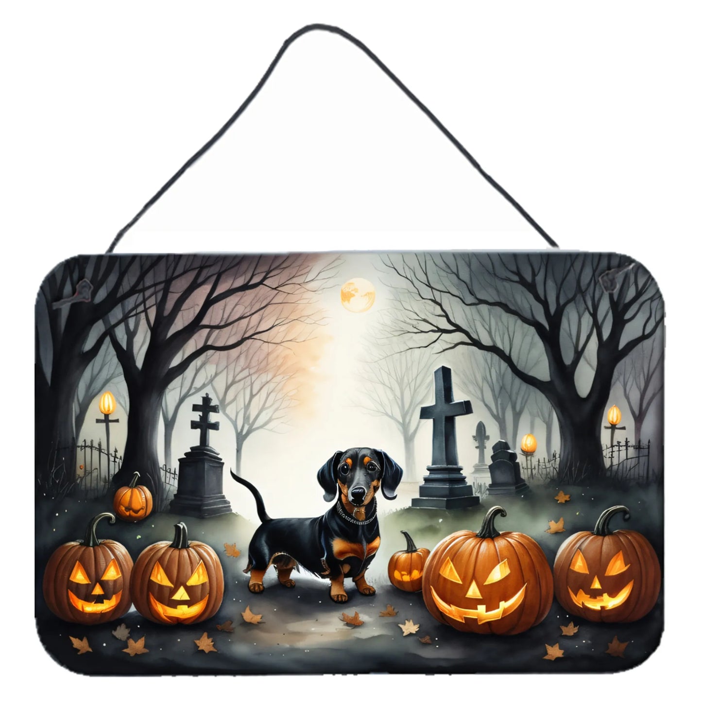 Spooky Halloween Wall or Door Hanging Prints - Size: 8HX12W | Pack Of: 1 | Collection name: Spooky halloween