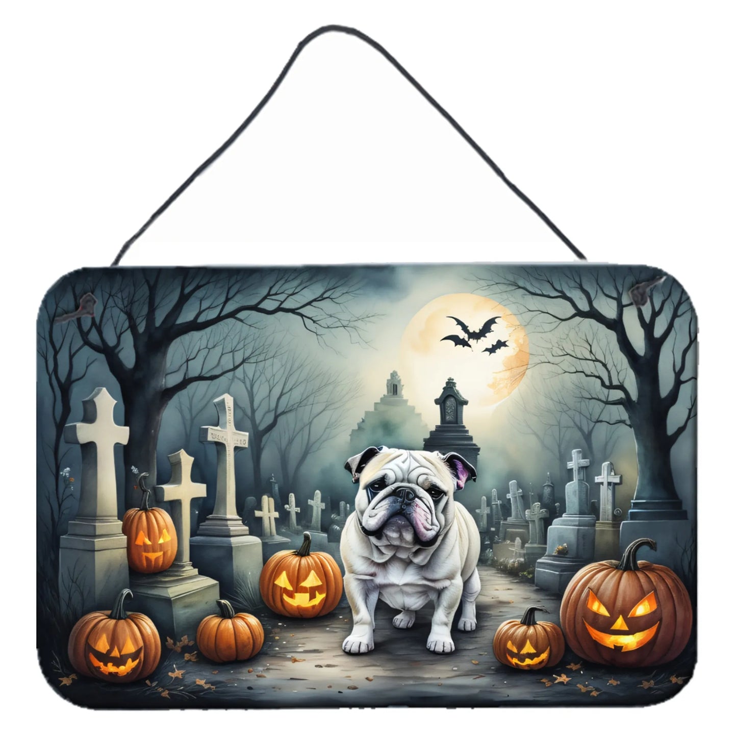 Spooky Halloween Wall or Door Hanging Prints - Size: 8HX12W | Pack Of: 1 | Collection name: Spooky halloween