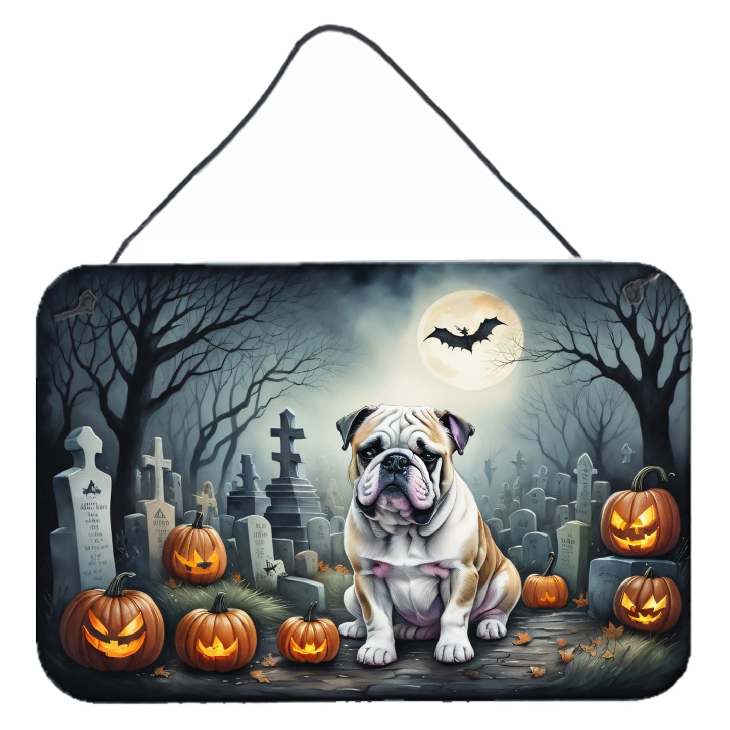 Spooky Halloween Wall or Door Hanging Prints - Size: 8HX12W | Pack Of: 1 | Collection name: Spooky halloween