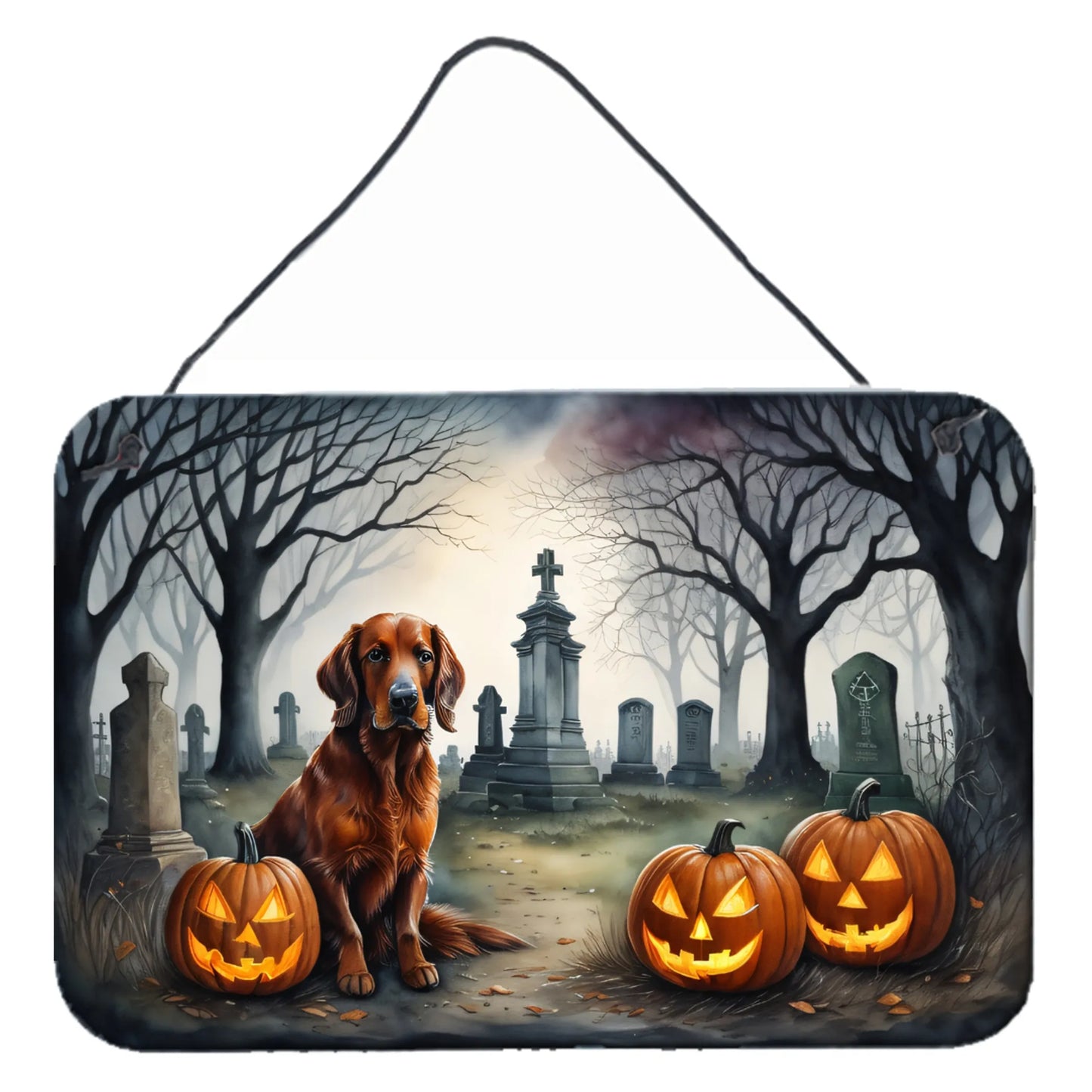 Spooky Halloween Wall or Door Hanging Prints - Size: 8HX12W | Pack Of: 1 | Collection name: Spooky halloween