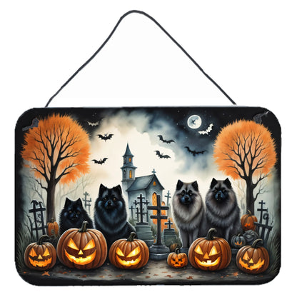 Spooky Halloween Wall or Door Hanging Prints - Size: 8HX12W | Pack Of: 1 | Collection name: Spooky halloween