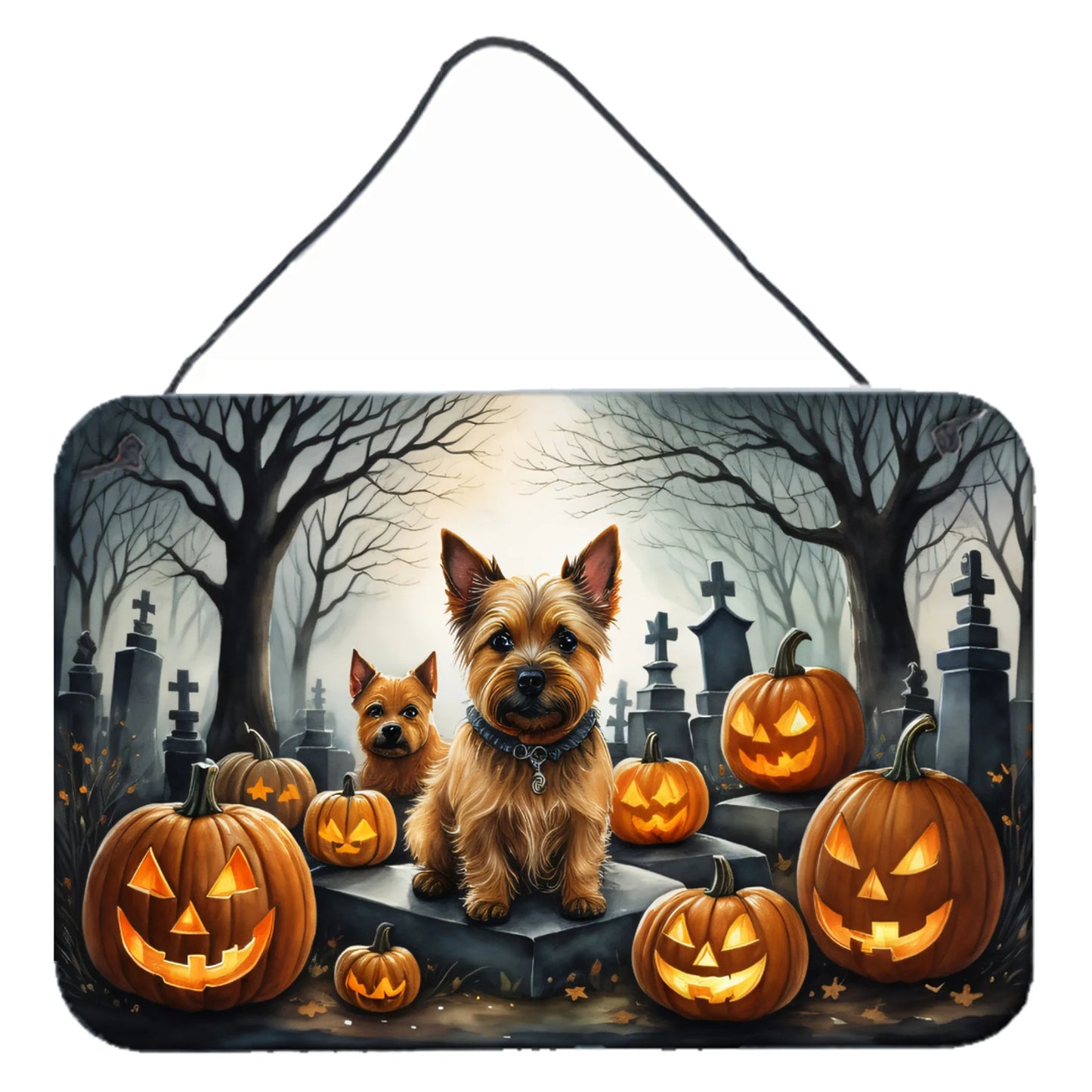 Spooky Halloween Wall or Door Hanging Prints - Size: 8HX12W | Pack Of: 1 | Collection name: Spooky halloween