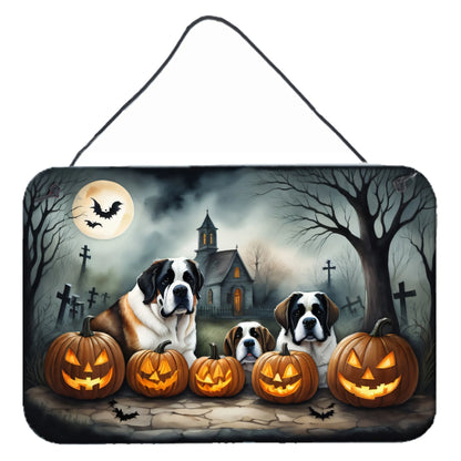 Spooky Halloween Wall or Door Hanging Prints - Size: 8HX12W | Pack Of: 1 | Collection name: Spooky halloween