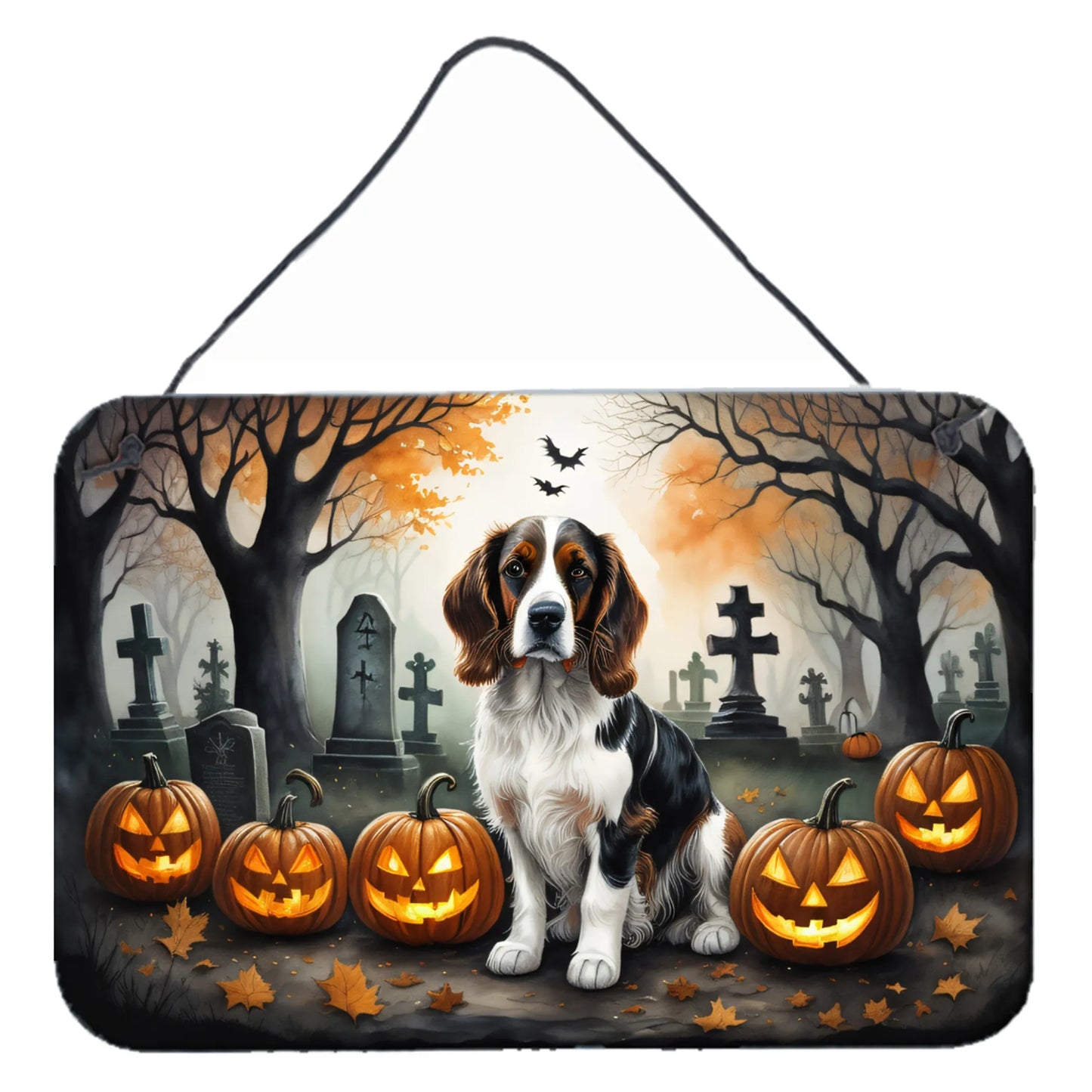 Spooky Halloween Wall or Door Hanging Prints - Size: 8HX12W | Pack Of: 1 | Collection name: Spooky halloween