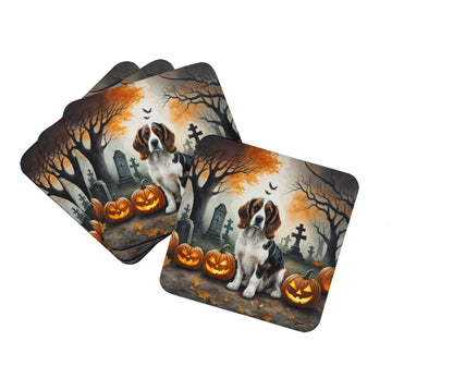 Spooky Halloween Foam Coasters - Size: 3.5 | Pack Of: 1 | Collection name: Spooky halloween