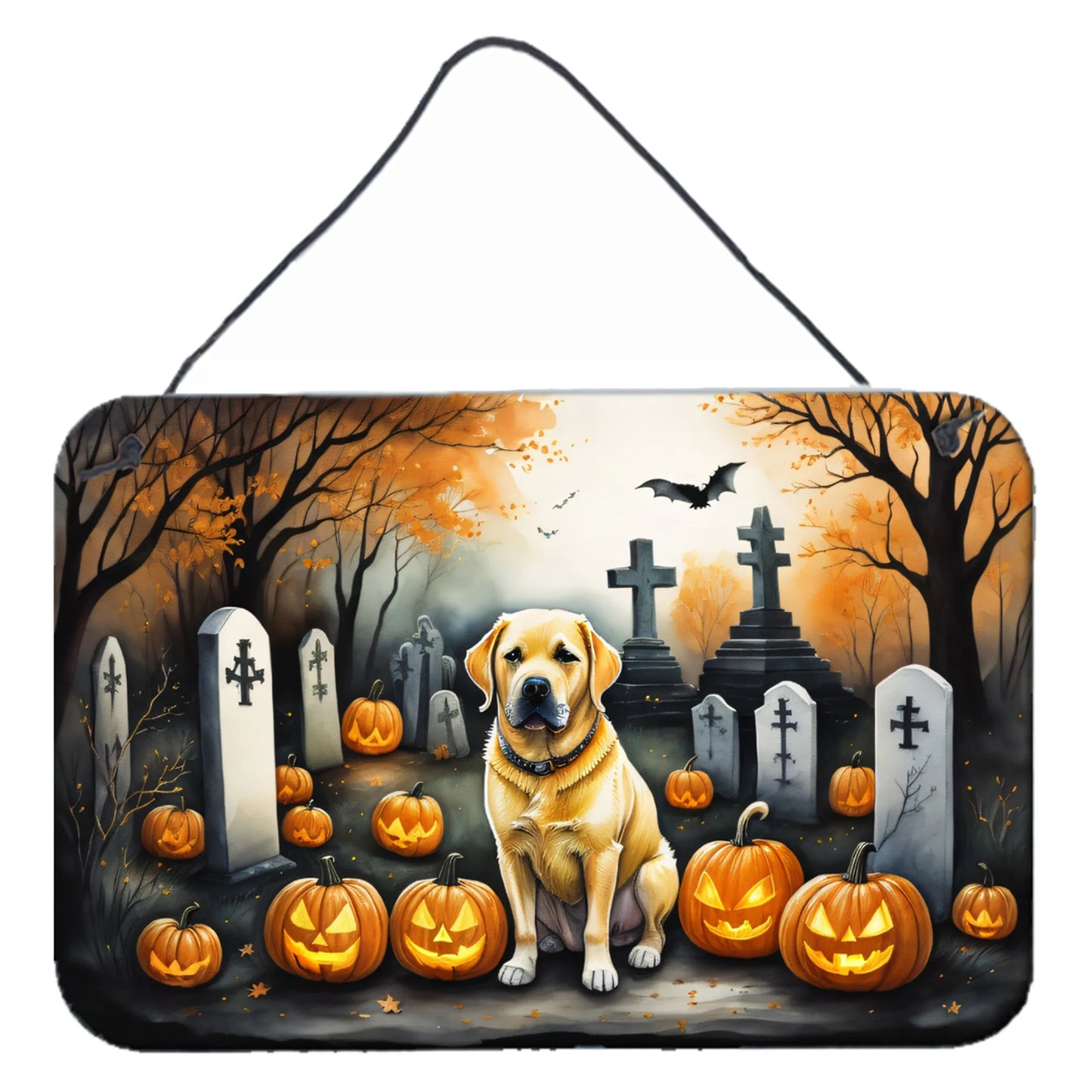 Spooky Halloween Wall or Door Hanging Prints - Size: 8HX12W | Pack Of: 1 | Collection name: Spooky halloween