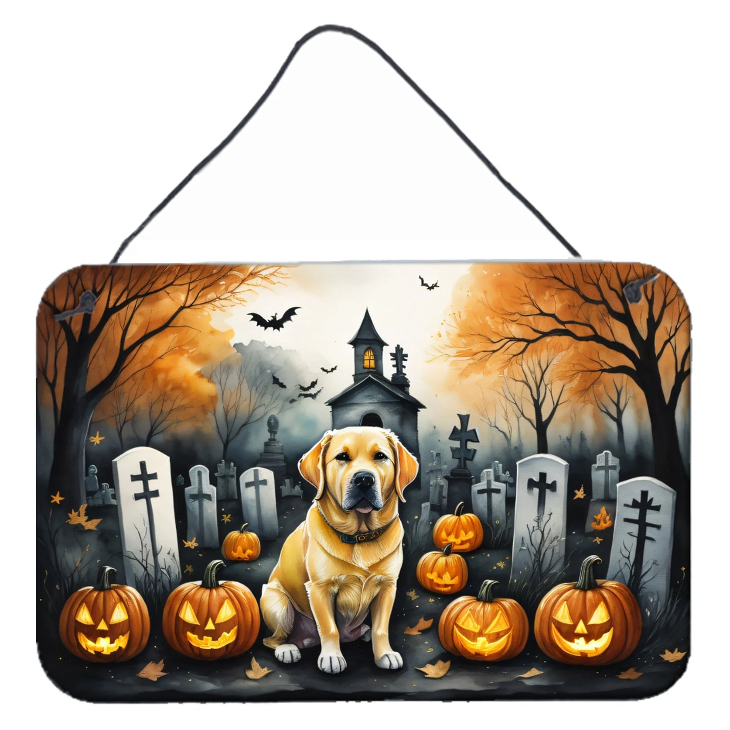 Spooky Halloween Wall or Door Hanging Prints - Size: 8HX12W | Pack Of: 1 | Collection name: Spooky halloween