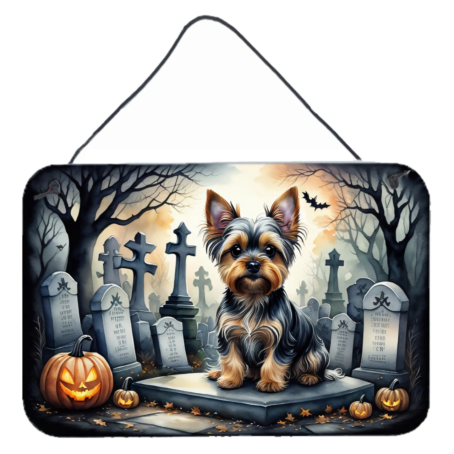 Spooky Halloween Wall or Door Hanging Prints - Size: 8HX12W | Pack Of: 1 | Collection name: Spooky halloween