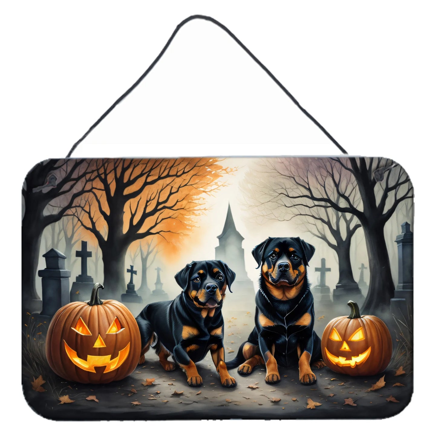 Spooky Halloween Wall or Door Hanging Prints - Size: 8HX12W | Pack Of: 1 | Collection name: Spooky halloween
