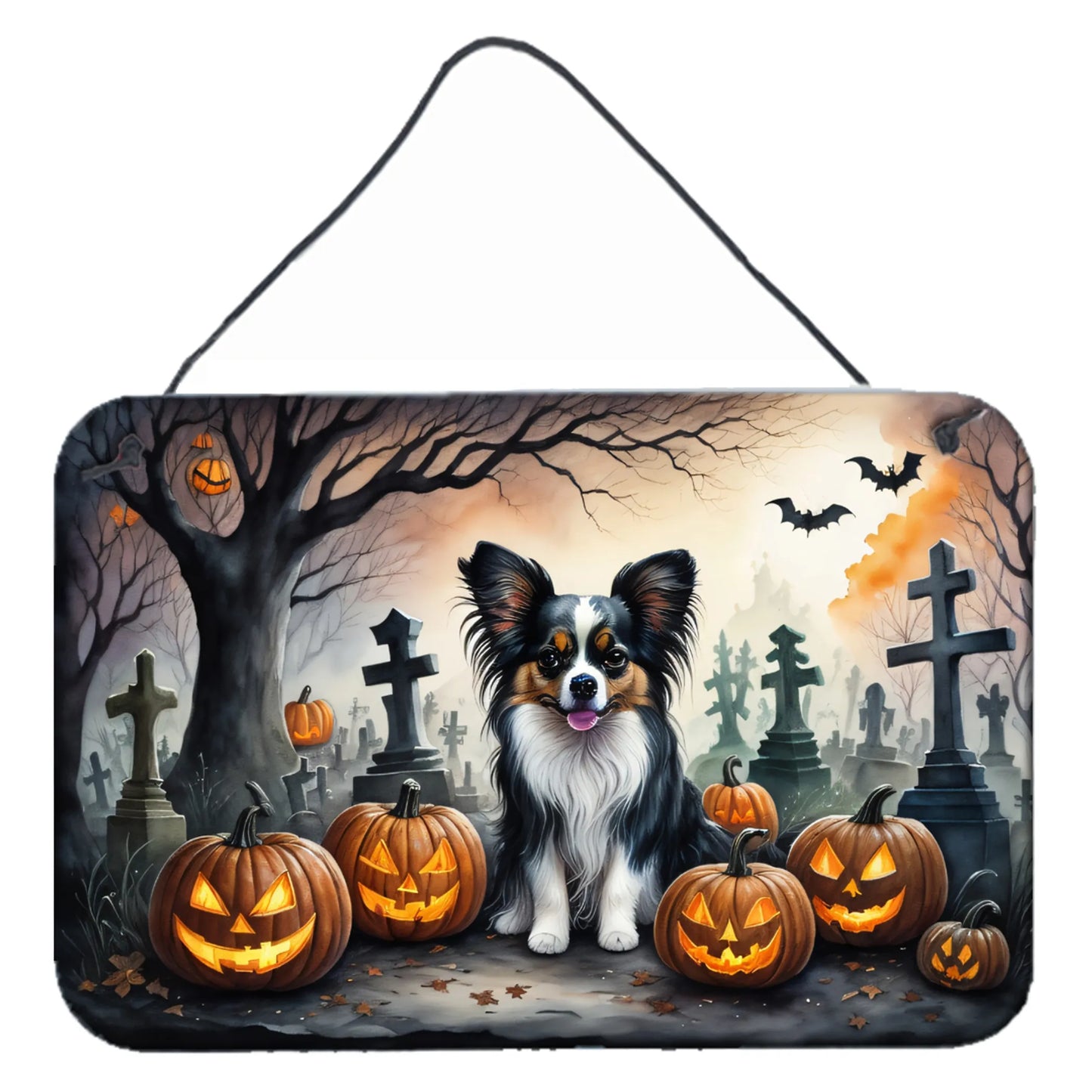 Spooky Halloween Wall or Door Hanging Prints - Size: 8HX12W | Pack Of: 1 | Collection name: Spooky halloween