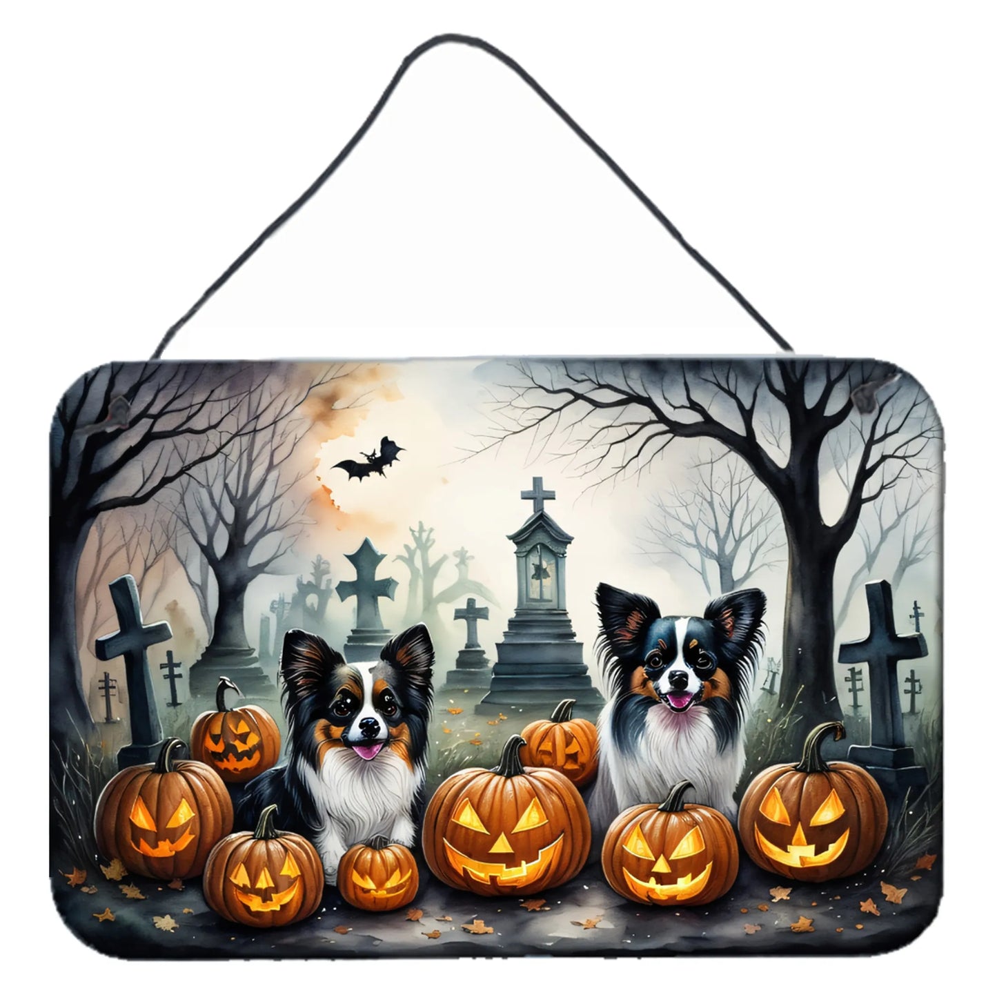 Spooky Halloween Wall or Door Hanging Prints - Size: 8HX12W | Pack Of: 1 | Collection name: Spooky halloween