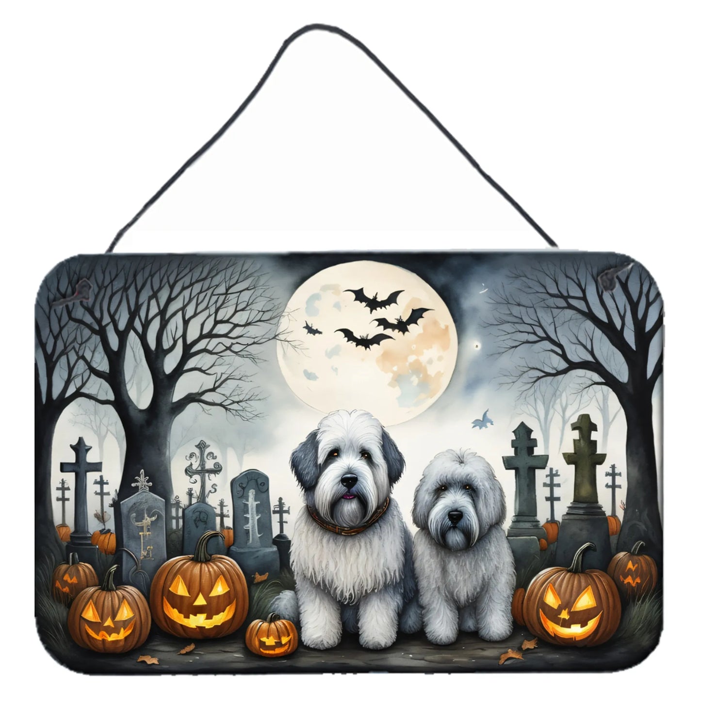 Spooky Halloween Wall or Door Hanging Prints - Size: 8HX12W | Pack Of: 1 | Collection name: Spooky halloween