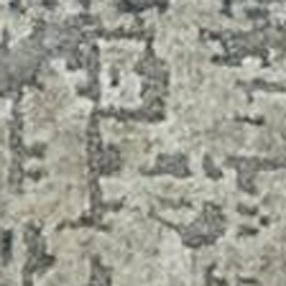8' X 10' Gray Abstract Hand Knotted Area Rug