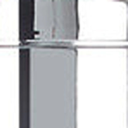 Silver Heavy Duty Plastic Two Chamber Wall Mount Soap Dispenser