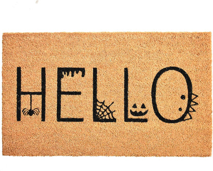 Halloween Halloween Outdoor Coir Door Mat
