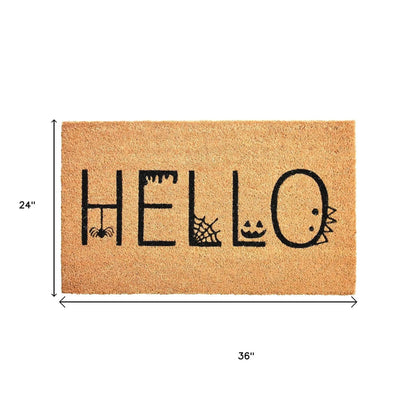 Halloween Halloween Outdoor Coir Door Mat