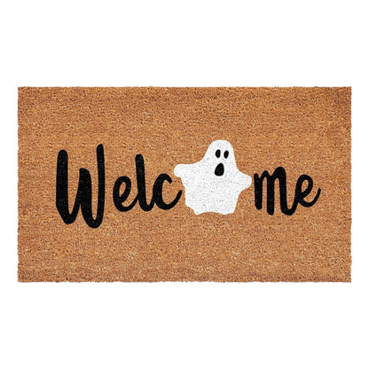 Halloween Welcome Outdoor Coir Door Mat