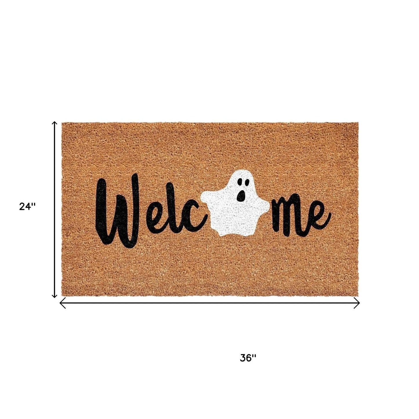 Halloween Welcome Outdoor Coir Door Mat