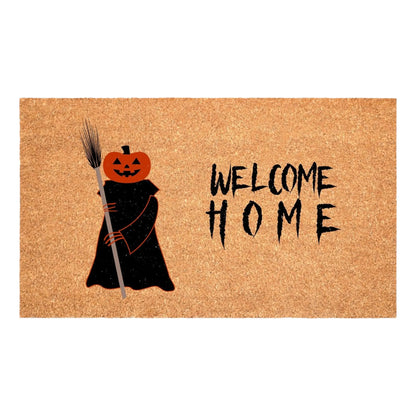 Halloween Welcome Outdoor Coir Door Mat