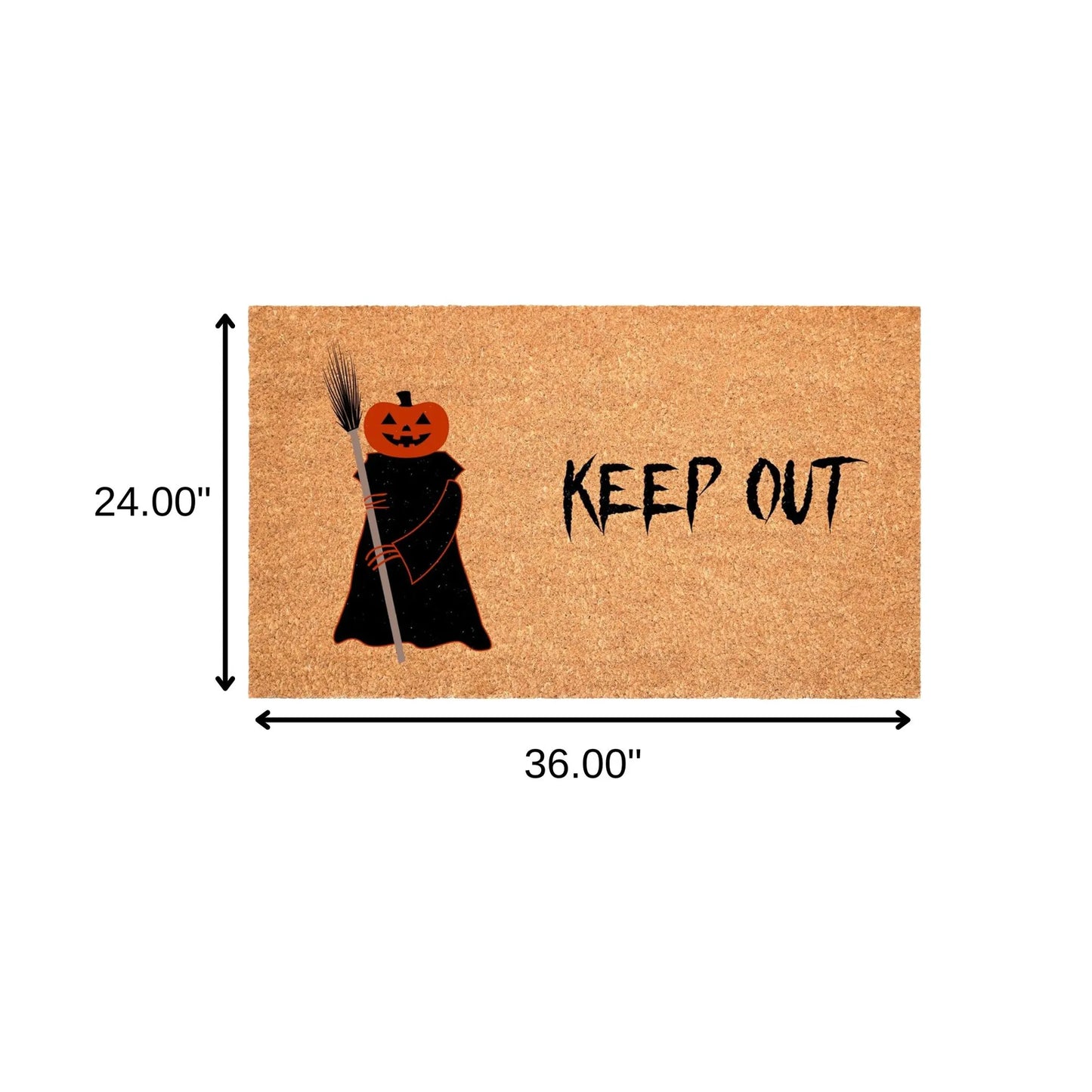 Halloween Outdoor Coir Door Mat