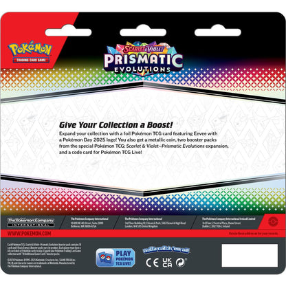 Pokémon TCG Prismatic Evolutions (Eevee) Blister Booster Pack