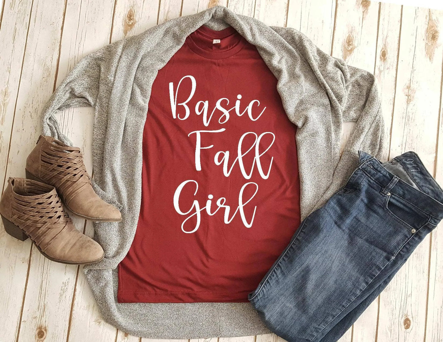 Basic Fall Girl Shirt