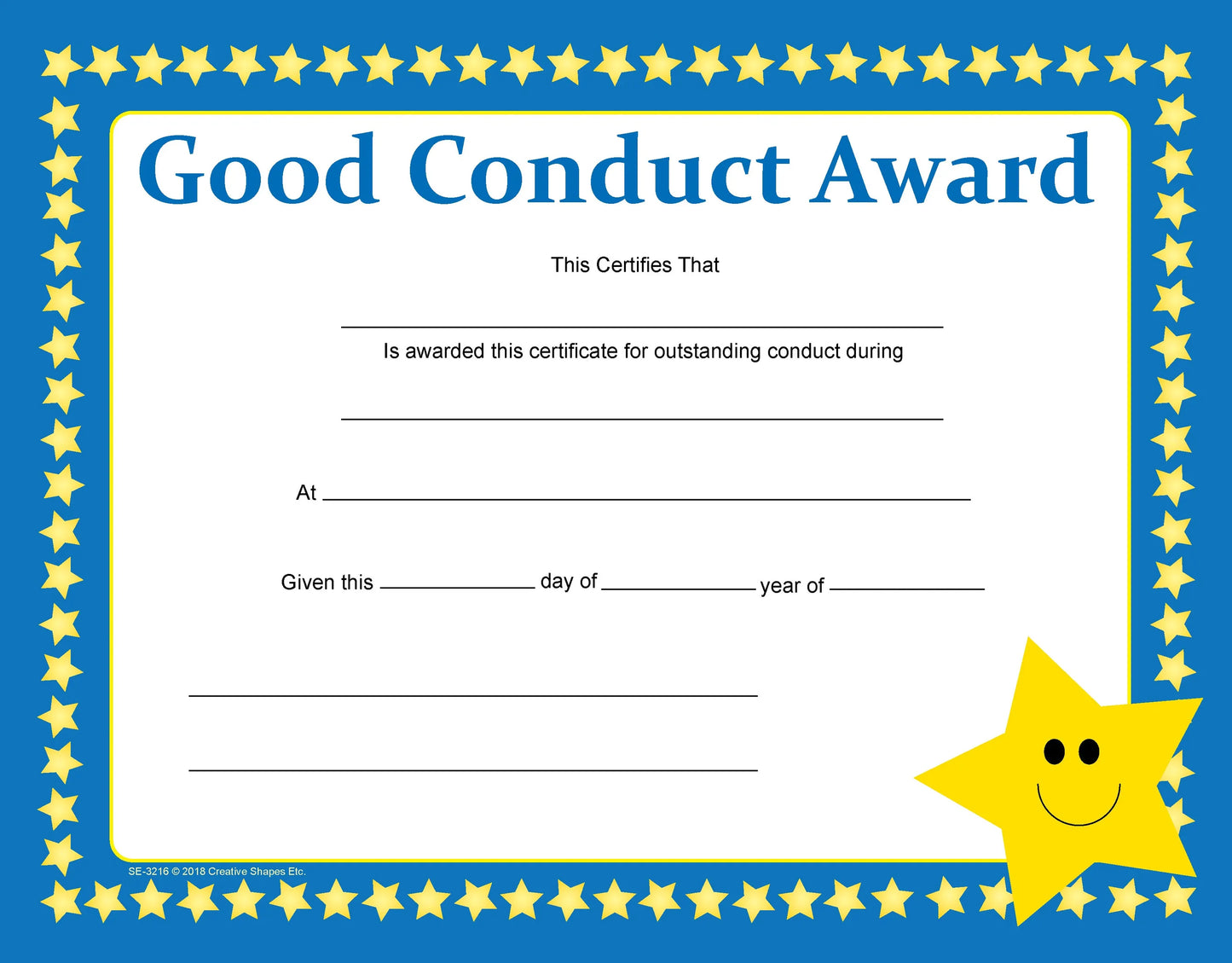 Recognition Certificate