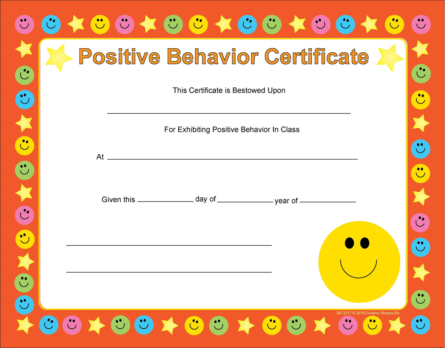 Recognition Certificate