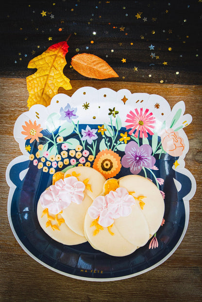 Halloween Cauldron Dinner Plates