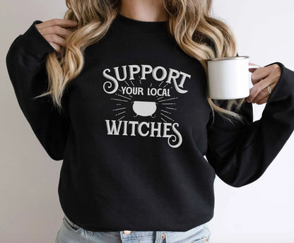 Vintage Halloween Support Your Local Witches