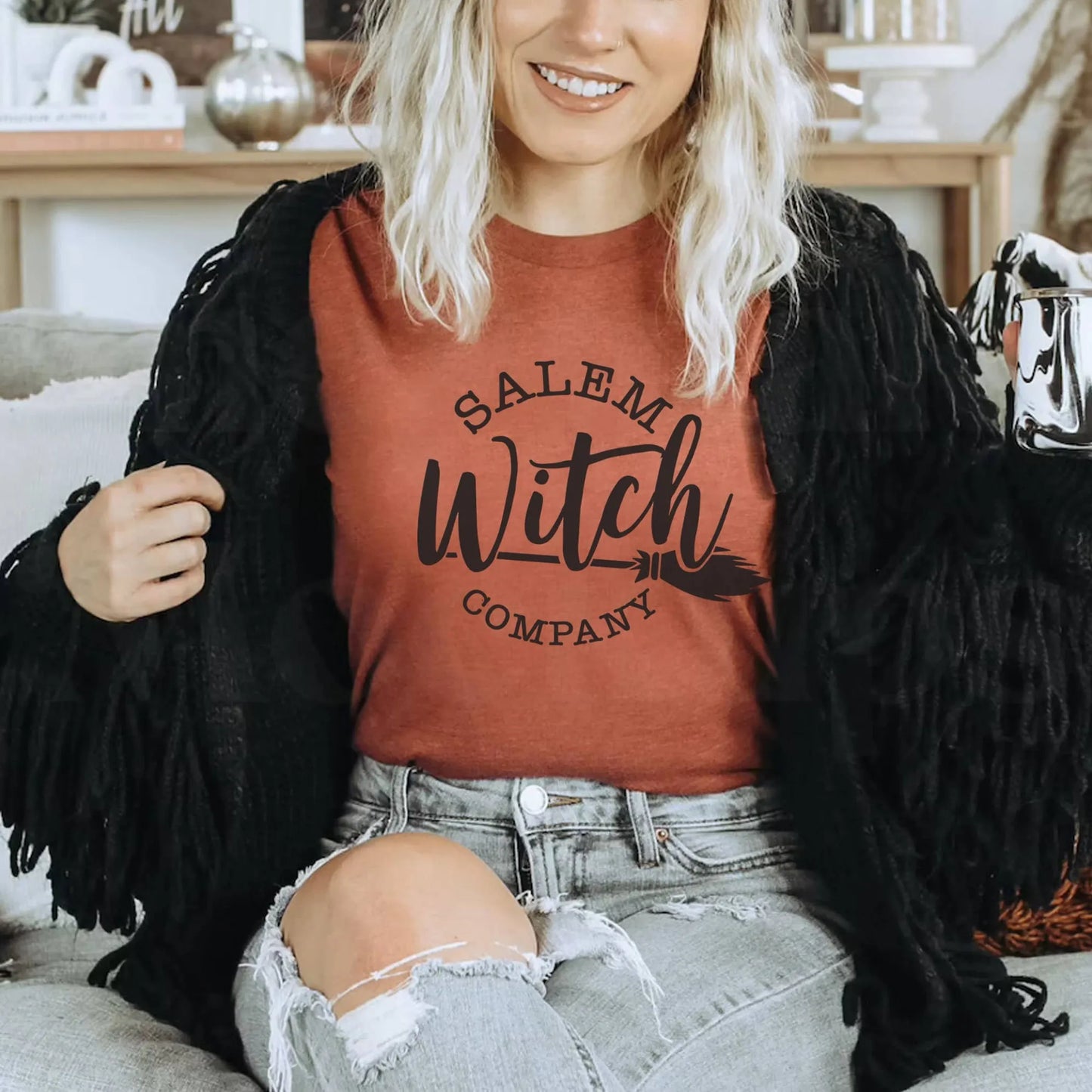 Salem Witch Vintage Halloween Shirt