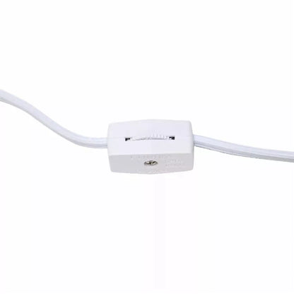 Simple Designs Petite Marbled Ceramic Table Lamp with Fabric Shade