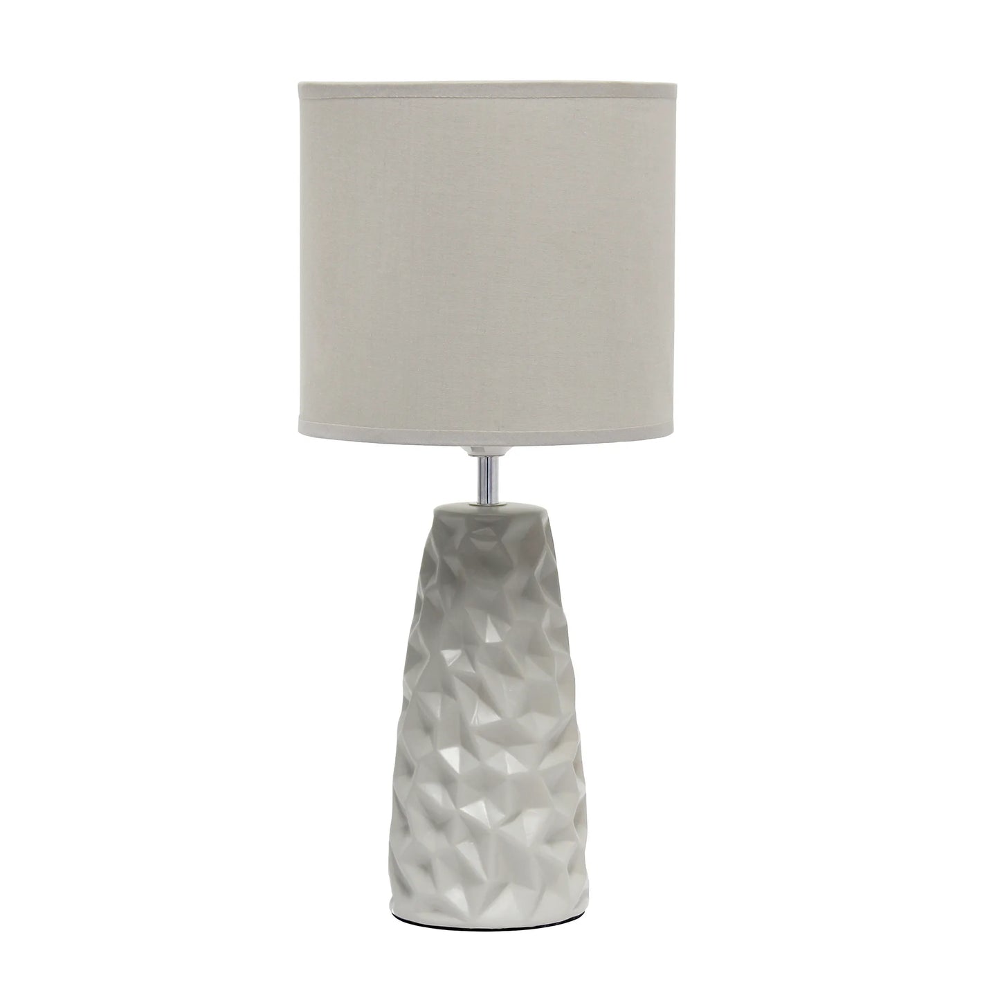 Simple Designs Sculpted Ceramic Table Lamp