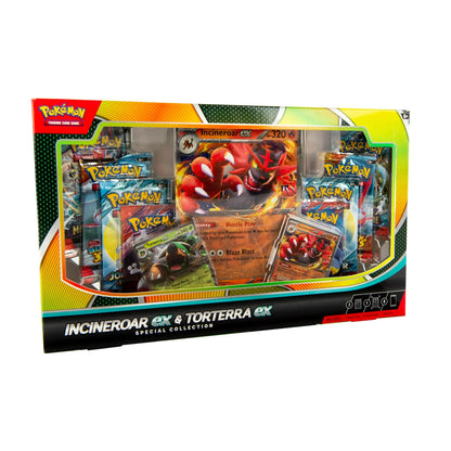 Pokémon Trading Card Game Incineroar ex and Torterra ex Special Collection Box
