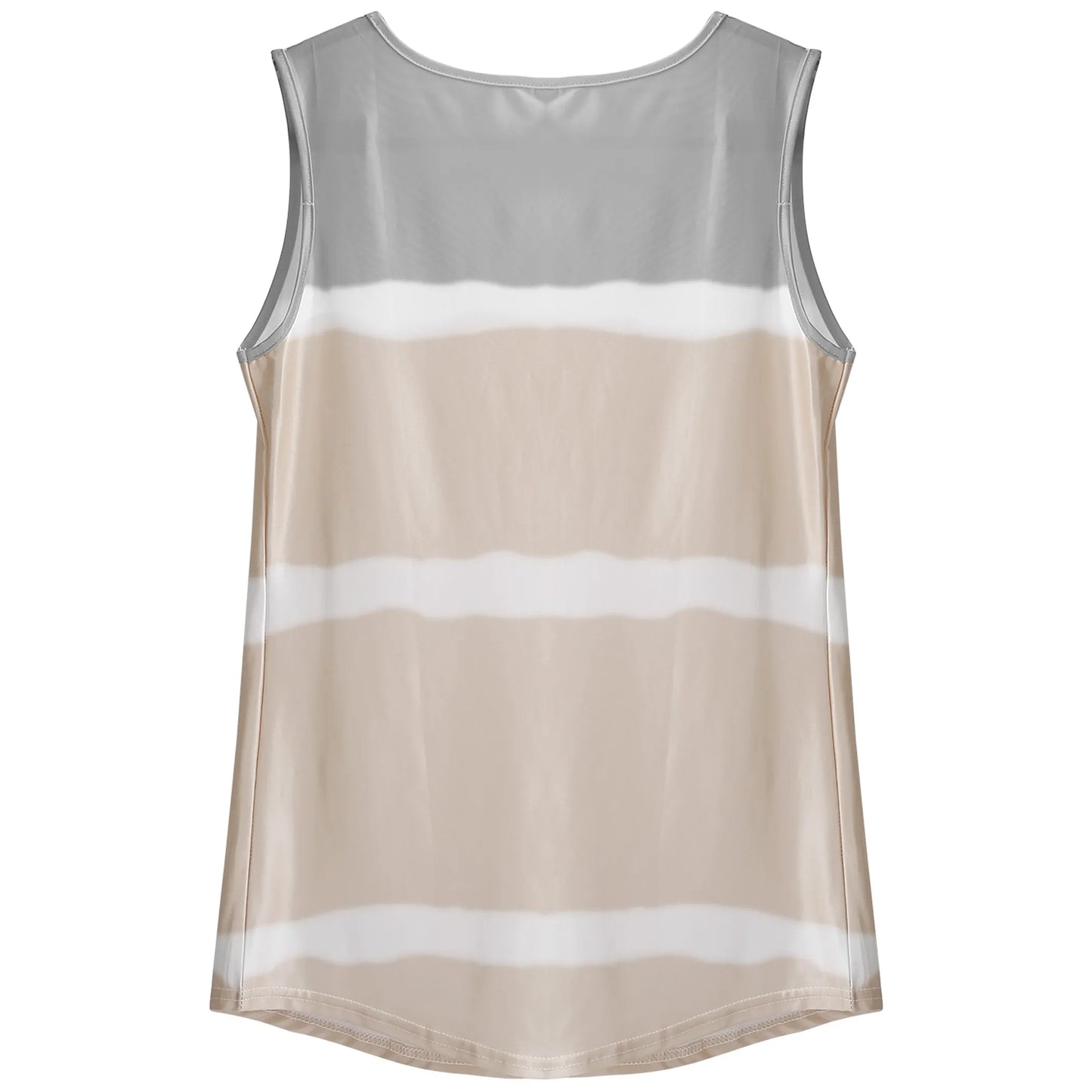 Women Tie-dye Sleeveless Tank Tops Summer Loose T Shirts