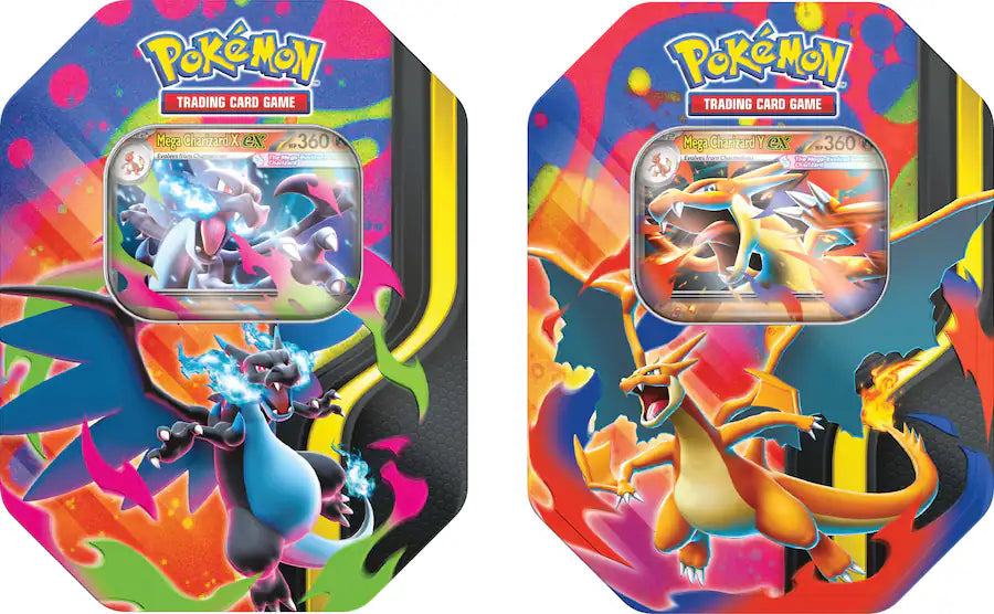 Pokémon - Mega Charizard Tin - Styles May Vary