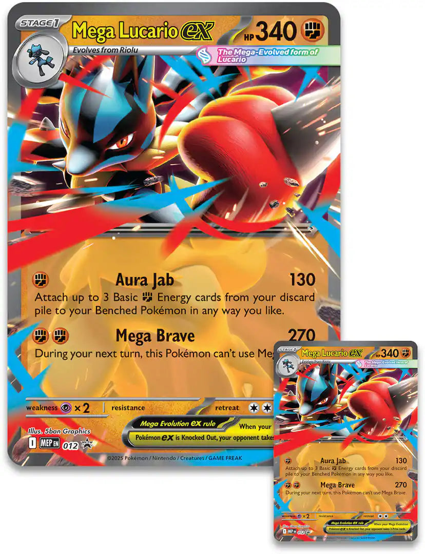 Pokémon TCG: Mega Lucario ex Figure Collection